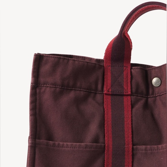 EUC Hermès Fourre‑Tout MM Toile Tote Bag - Picture 2 of 13